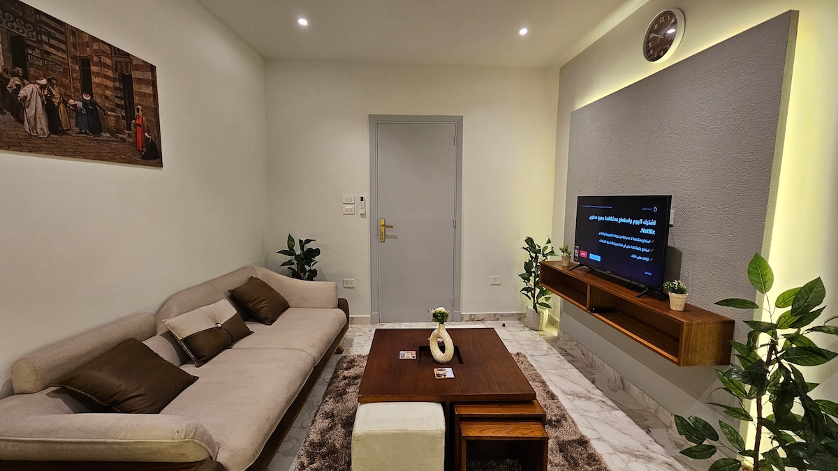 B601 · 1BR Apartment in Downtown Cairo Qasr El Nil B601 — Living Room, photo 11