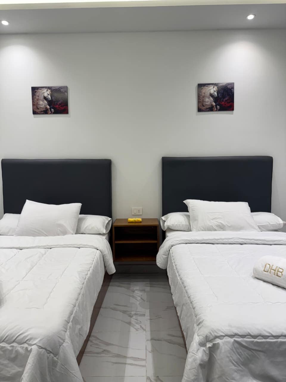 G304 · 2BR Apartment in Downtown Cairo Qasr El Nil G304 — Twin Bedroom, photo 1