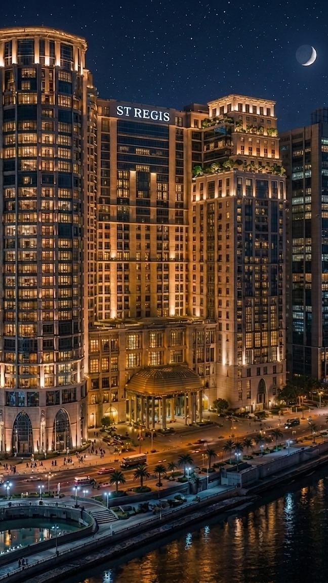 The city quiets down, the Nile keeps glowing — and St