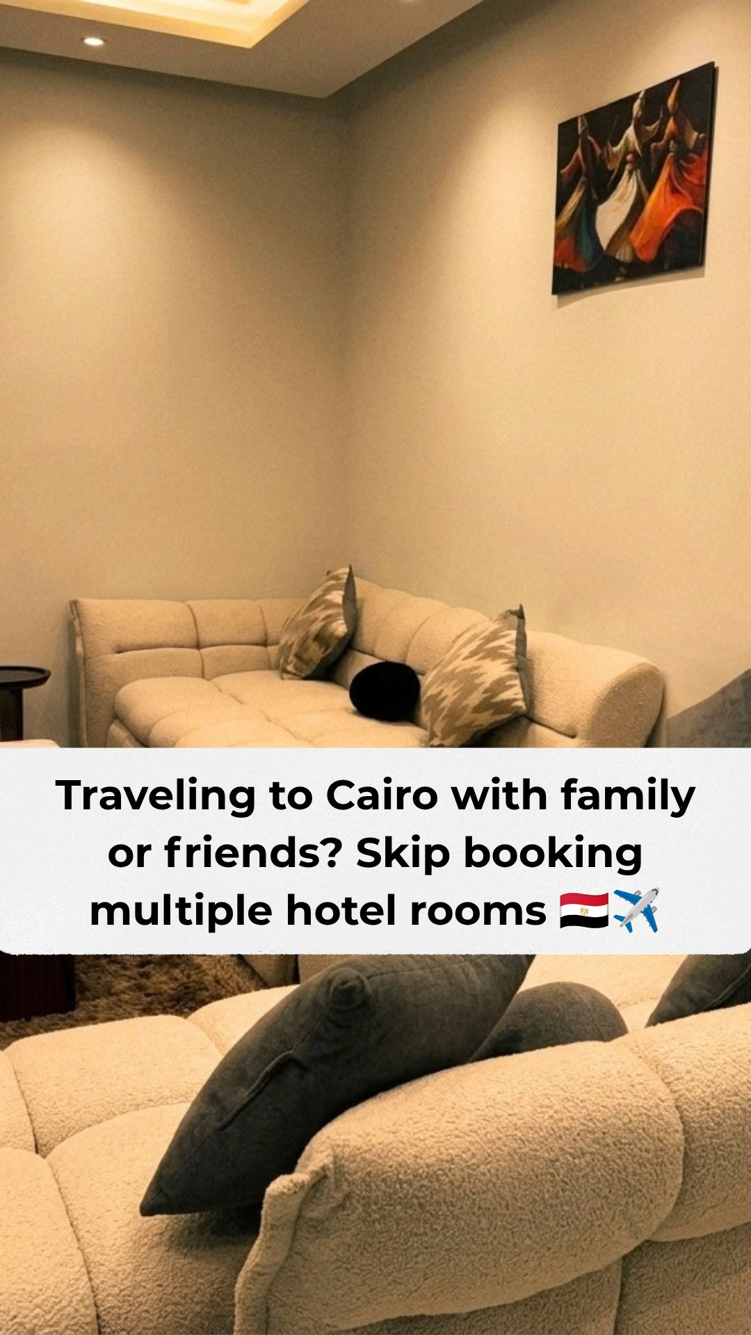 Our Downtown Cairo collection: spacious two-bedroom apart…
